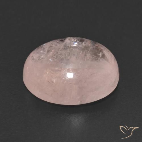 Morganite Rosa chiaro naturale da 4.68 ct, Ovale, Trasparente