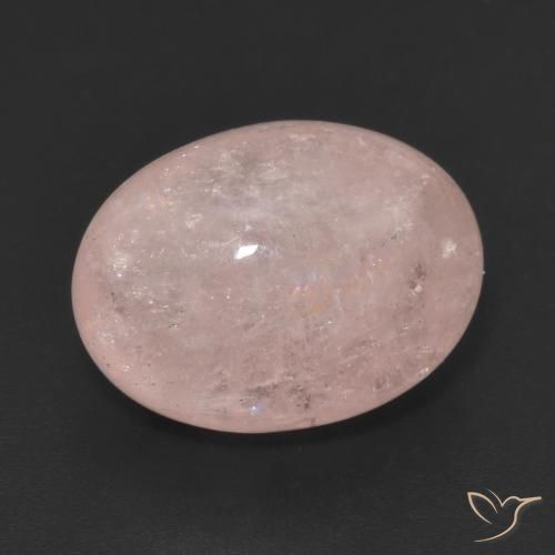 9.93ct Naturale Rosa chiaro Morganite, Ovale, Traslucido