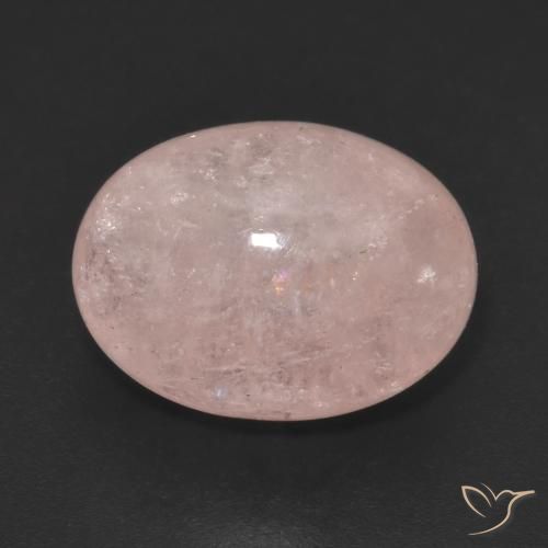 Morganite Rosa chiaro naturale da 9.93 ct, Ovale, Traslucido