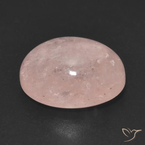 Morganite Rosa chiaro naturale da 9.93 ct, Ovale, Traslucido