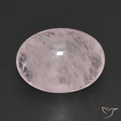 7.19ct Naturale Rosa Corallo Chiaro Morganite, Ovale, Trasparente