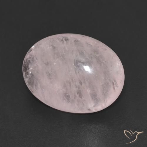 Morganite Rosa Corallo Chiaro naturale da 7.19 ct, Ovale, Trasparente