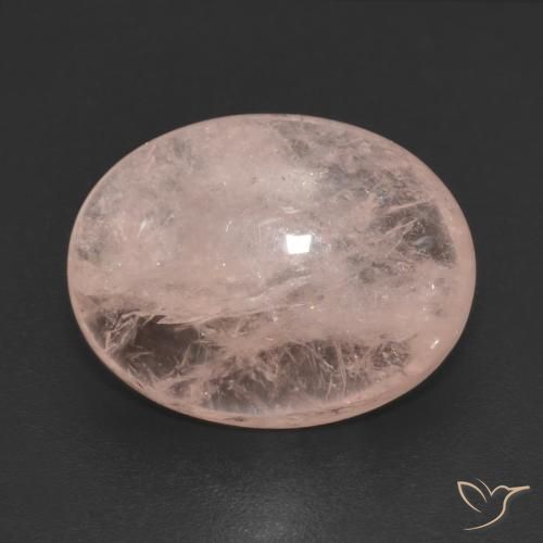 4.86ct Naturale Rosa medio Morganite, Ovale, Trasparente