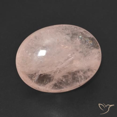 Morganite Rosa medio naturale da 4.86 ct, Ovale, Trasparente