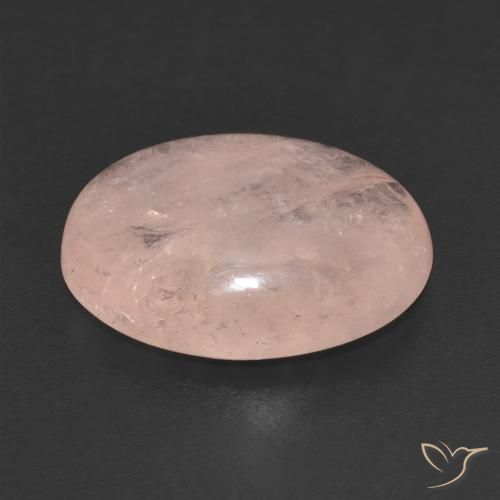 Morganite Rosa medio naturale da 4.86 ct, Ovale, Trasparente