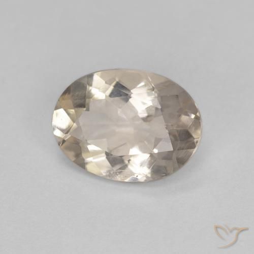 Morganite Dorato chiaro naturale da 0.99 ct, Ovale, VS