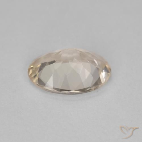 Morganite Dorato chiaro naturale da 0.85 ct, Ovale, VS