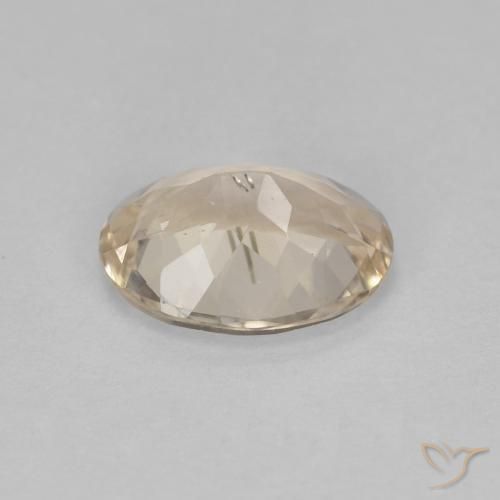 Morganite Dorato chiaro naturale da 1.02 ct, Ovale, VS