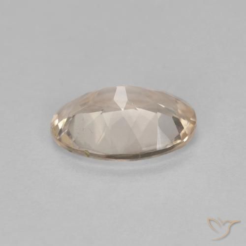 Morganite Dorato chiaro naturale da 0.92 ct, Ovale, VS