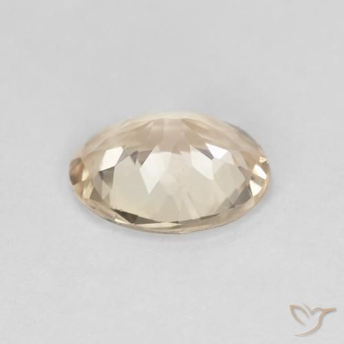 Morganite Dorato chiaro naturale da 1.04 ct, Ovale, VS