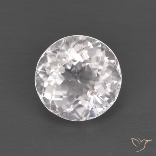 1.46ct Naturale Rosa chiaro Morganite, Rotondo, VS