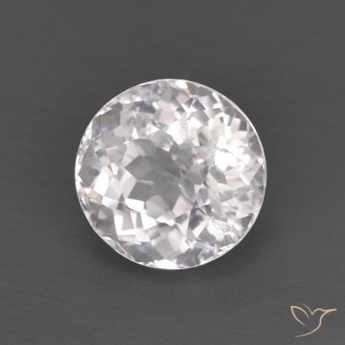 Morganite Rosa chiaro naturale da 1.46 ct, Rotondo, VS