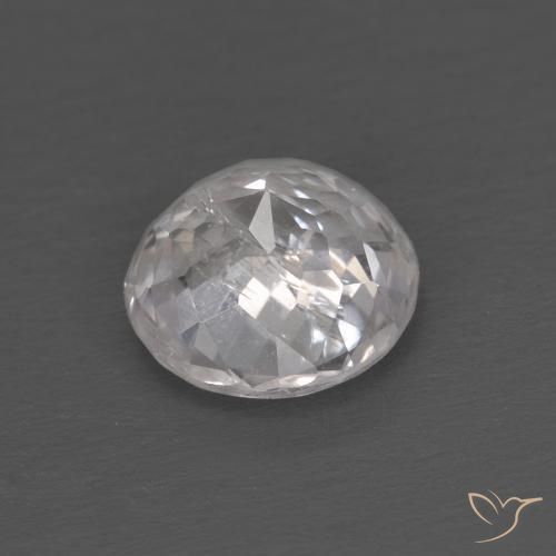 Morganite Rosa chiaro naturale da 1.11 ct, Rotondo, VS