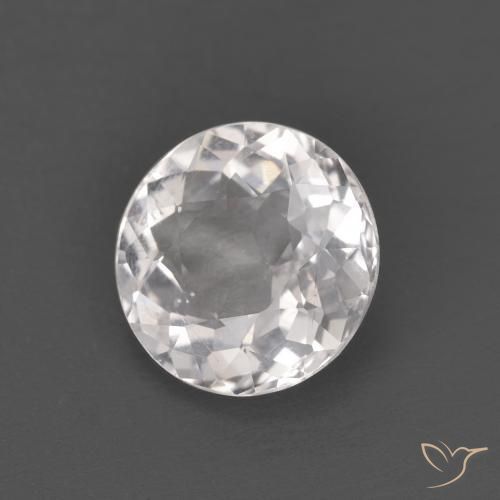 Morganite Rosa chiaro naturale da 1.07 ct, Rotondo, VS