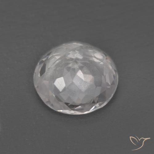 Morganite Rosa chiaro naturale da 1.07 ct, Rotondo, VS