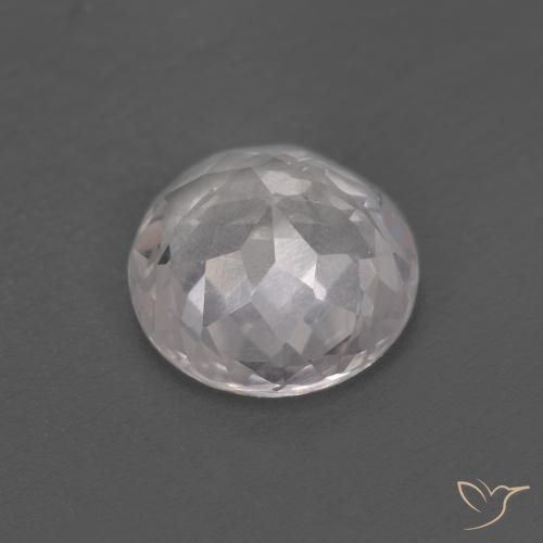 Morganite Rosa chiaro naturale da 1.11 ct, Rotondo, VS