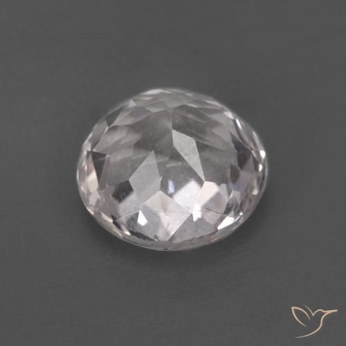 Morganite Rosa chiaro naturale da 1.32 ct, Rotondo, VS