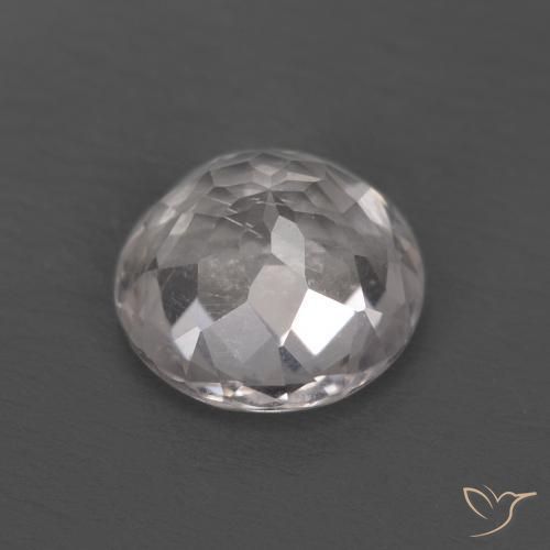 Morganite Rosa chiaro naturale da 1.33 ct, Rotondo, VS