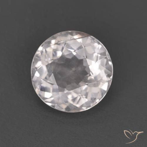 1.14ct Naturale Rosa chiaro Morganite, Rotondo, VS