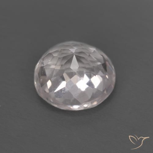 Morganite Rosa chiaro naturale da 1.15 ct, Rotondo, VS