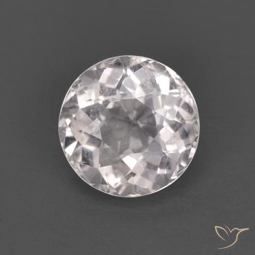 1.24ct Naturale Rosa chiaro Morganite, Rotondo, VS