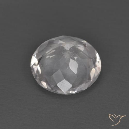 Morganite Rosa chiaro naturale da 1.01 ct, Rotondo, VS