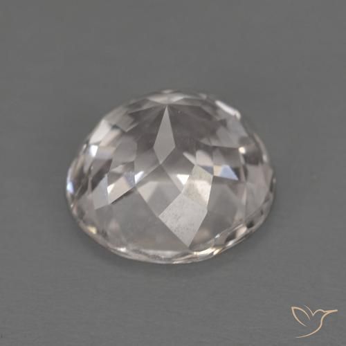 Morganite Rosa Molto Chiaro naturale da 1.55 ct, Rotondo, VVS-VS