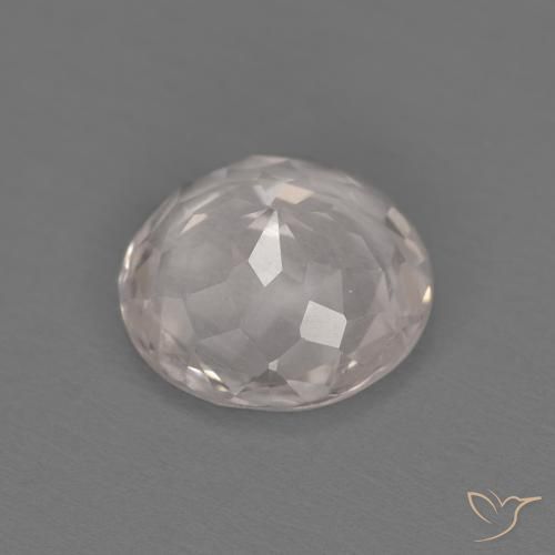 Morganite Rosa Molto Chiaro naturale da 1.04 ct, Rotondo, VVS-VS