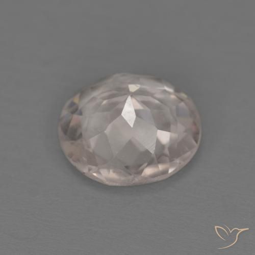 Morganite Rosa Molto Chiaro naturale da 0.93 ct, Rotondo, VS