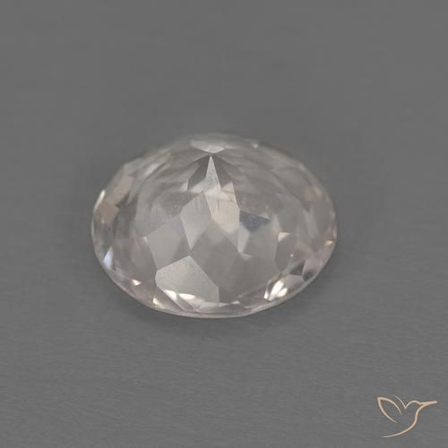 Morganite Rosa Molto Chiaro naturale da 0.95 ct, Rotondo, VS