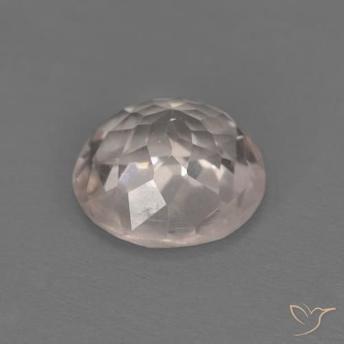 Morganite Rosa Molto Chiaro naturale da 1.14 ct, Rotondo, VS
