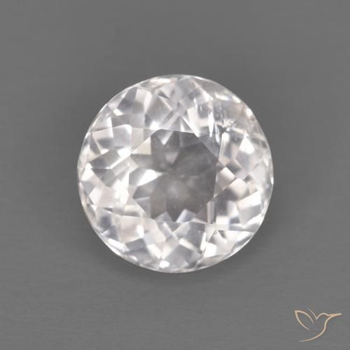 1.17ct Naturale Rosa Molto Chiaro Morganite, Rotondo, VS