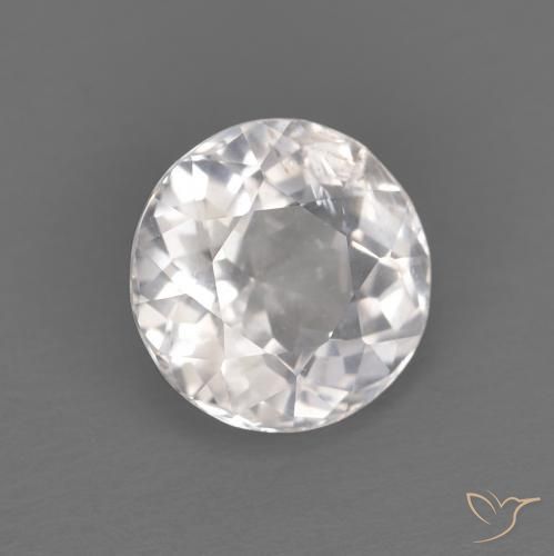Morganite Rosa Molto Chiaro naturale da 1.17 ct, Rotondo, VS
