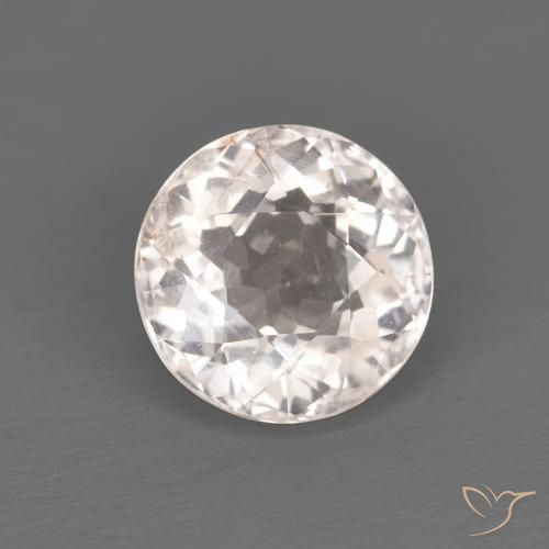 1.22ct Naturale Medium Light-Pink Morganite, Rotondo, VS