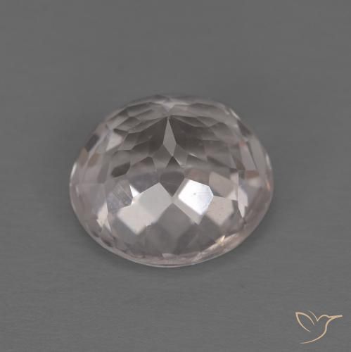 Morganite Rosa Molto Chiaro naturale da 1.45 ct, Rotondo, VS