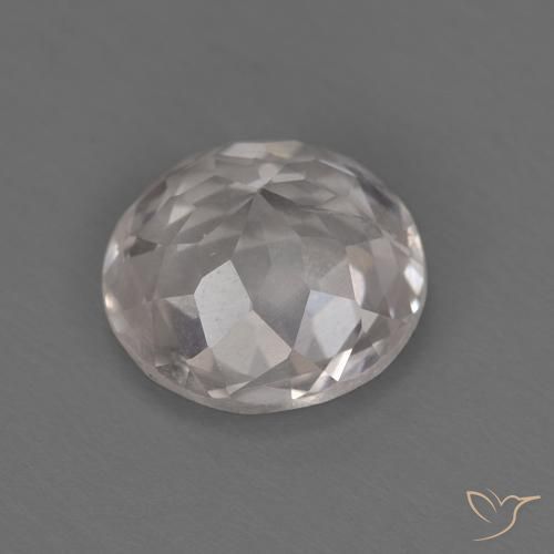 Morganite Rosa Molto Chiaro naturale da 1.29 ct, Rotondo, VS