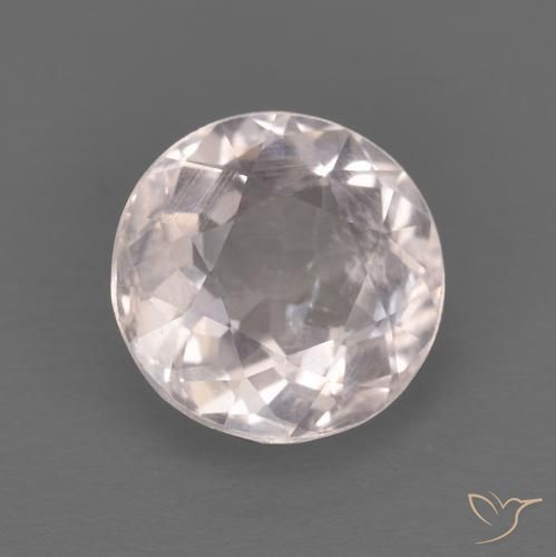Morganite Rosa Molto Chiaro naturale da 1.45 ct, Rotondo, VS