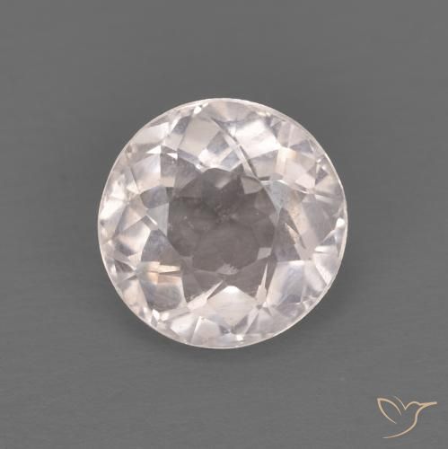 1.16ct Naturale Rosa Molto Chiaro Morganite, Rotondo, VS