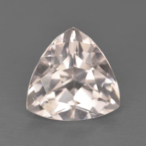 Morganite naturale rosa da 4,40 ct, trillion, VVS-VS