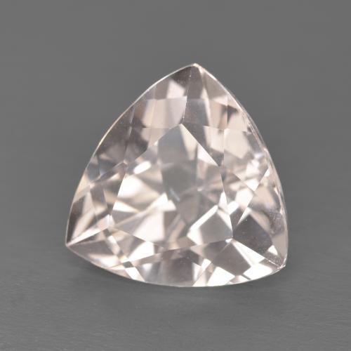 Morganite naturale rosa da 4,40 ct, trillion, VVS-VS