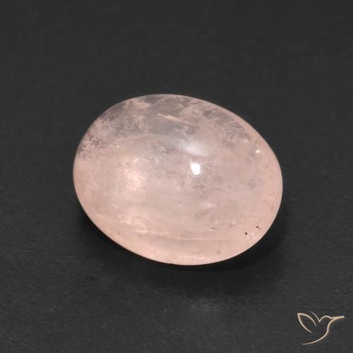 Morganite Medium Light-Pink naturale da 4.11 ct, Ovale, Traslucido
