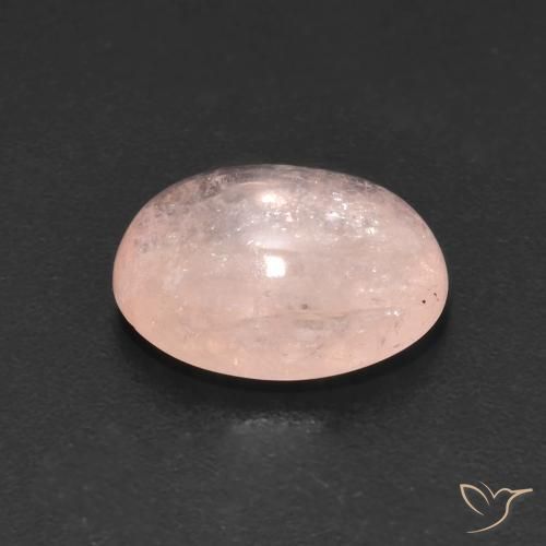 Morganite Medium Light-Pink naturale da 4.11 ct, Ovale, Traslucido