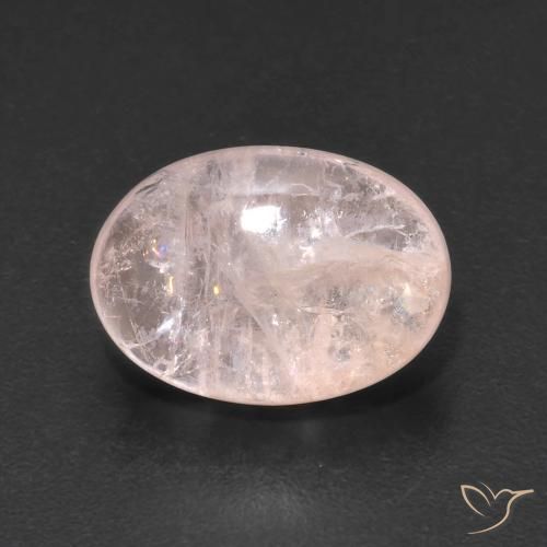 Morganite Rosa medio naturale da 4.51 ct, Ovale, Trasparente