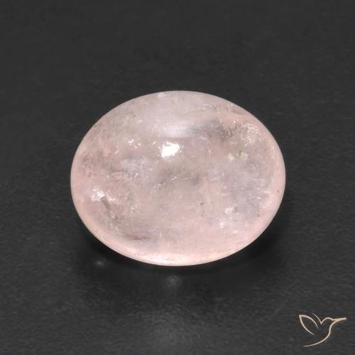 3.16ct Naturale Rosa medio Morganite, Ovale, Trasparente