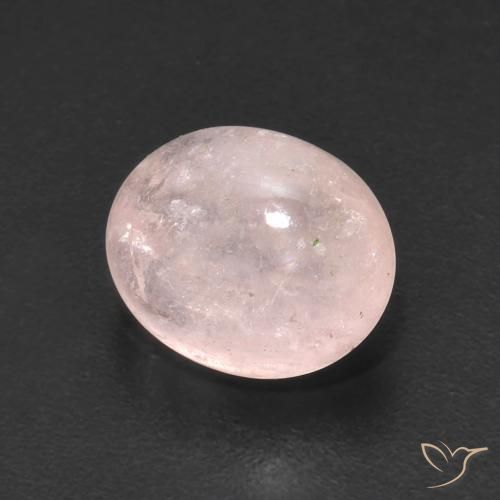 Morganite Rosa medio naturale da 3.16 ct, Ovale, Trasparente