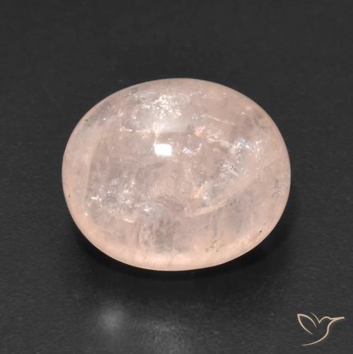 7.18ct Naturale Rosa salmone Morganite, Ovale, Trasparente
