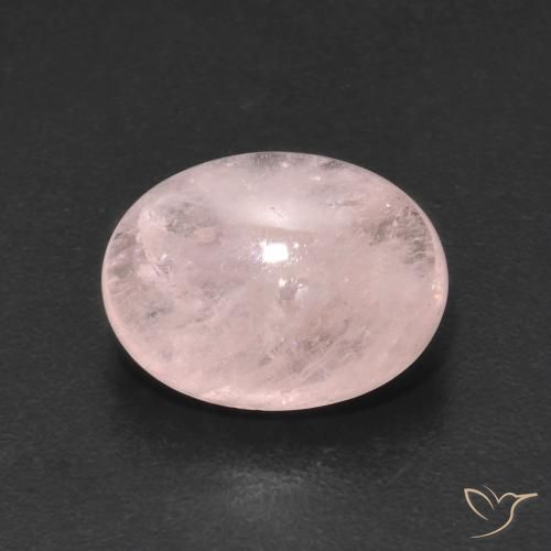 Morganite Medium Light-Pink naturale da 4.19 ct, Ovale, Traslucido