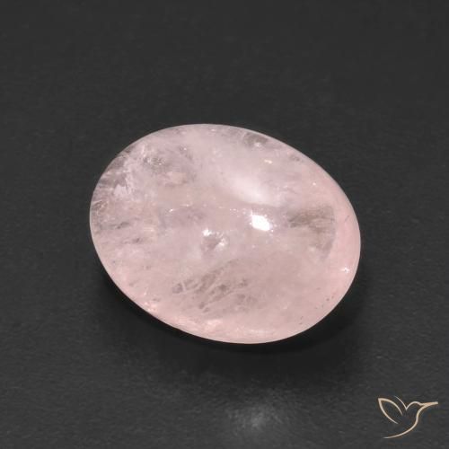 Morganite Medium Light-Pink naturale da 4.19 ct, Ovale, Traslucido
