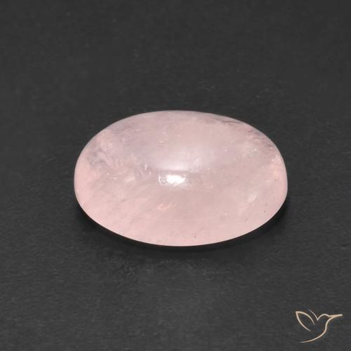 Morganite Medium Light-Pink naturale da 4.19 ct, Ovale, Traslucido