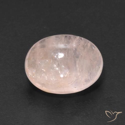 4.91ct Naturale Rosa medio Morganite, Ovale, Trasparente